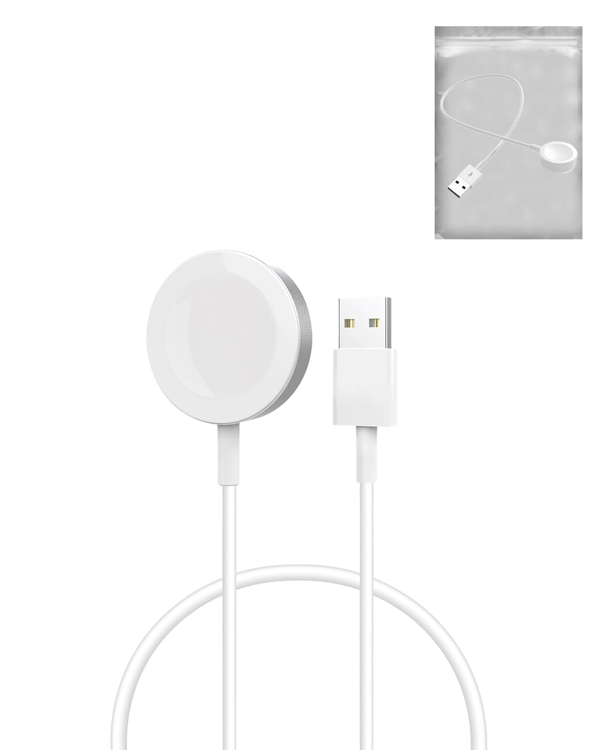 USB-A Magnetic iWatch Charging Cable for All Watch Series — OEM Pull A Grade