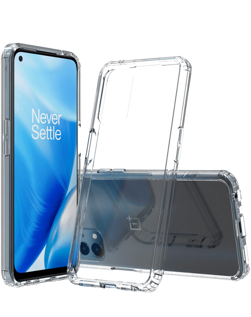 OnePlus Nord N200 5G Hybrid Case with Air Cushion Technology - Clear
