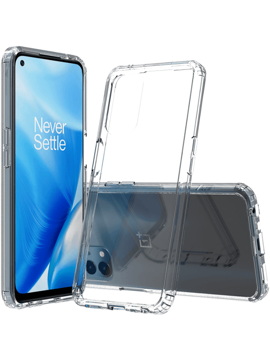 OnePlus Nord N200 5G Hybrid Case with Air Cushion Technology - Clear