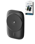Pomgear MagPower Deluxe Portable Magnetic Wireless Power Bank — Black, 5000mAh