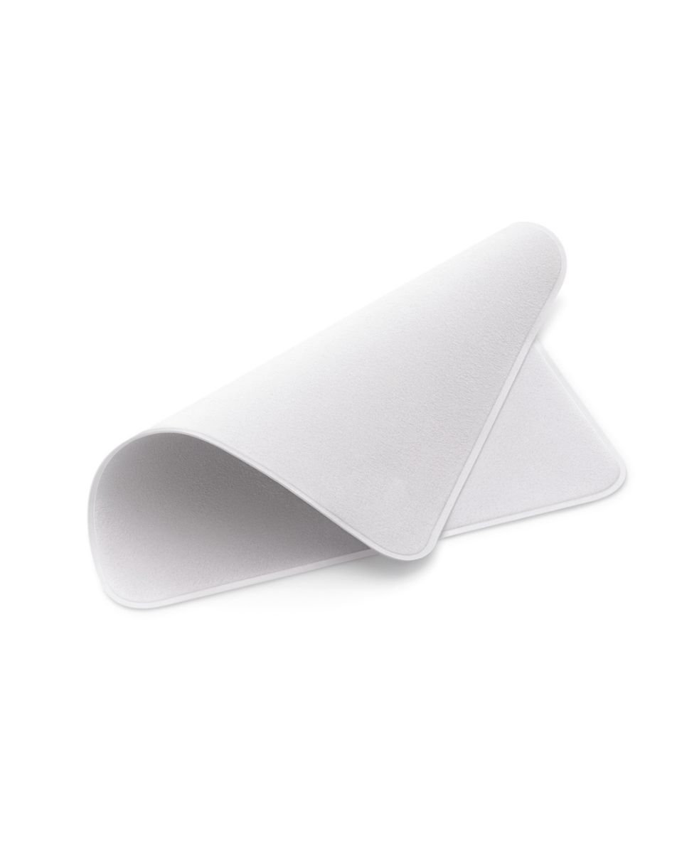 Soft Fiber Polishing Cloth for Apple Screens Washable and Reusable — 16cm / 16cm, Not Returnable
