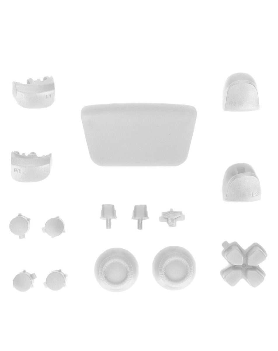 Button Set for PlayStation 5 Wireless Controller — BDM-020, White, Dual Sense