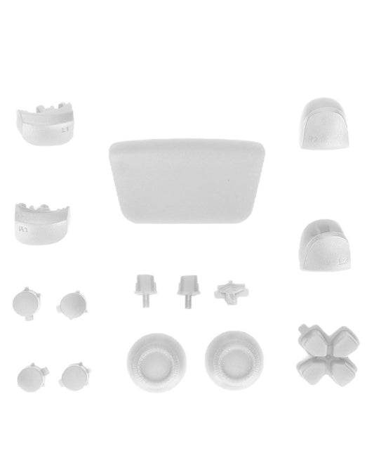 Button Set for PlayStation 5 Wireless Controller — BDM-020, White, Dual Sense
