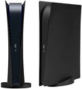 Faceplate Cover for PlayStation 5 Digital Edition — Black, 2 Piece Set, NO Logo