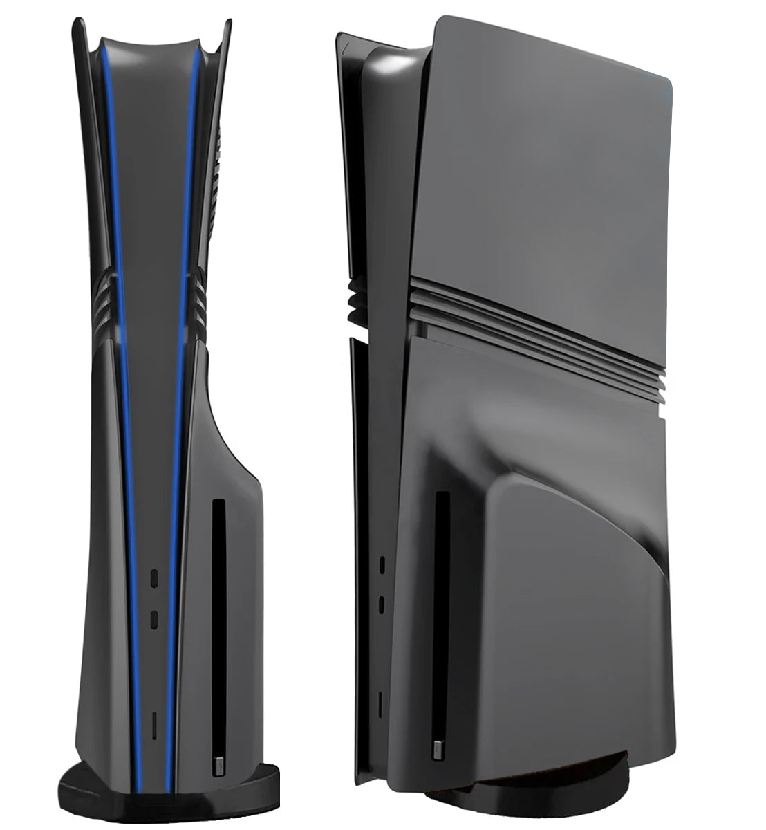 Faceplate Cover for PlayStation 5 Pro — Black, Disc Edition, NO Logo