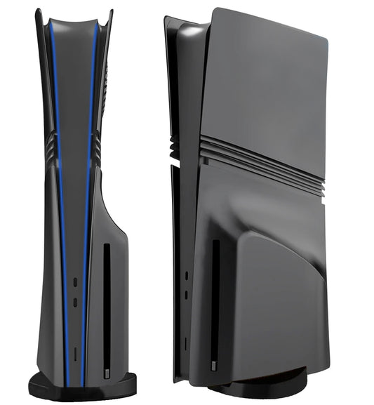 Faceplate Cover for PlayStation 5 Pro — Black, Disc Edition, NO Logo
