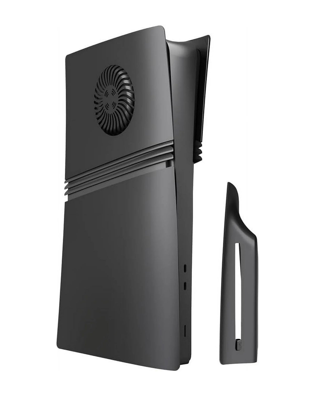 Faceplate Cover for PlayStation 5 Pro — Black, Disc Edition, V2, NO Logo