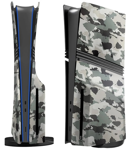 Faceplate Cover for PlayStation 5 Pro — Camo, Disc Edition, NO Logo