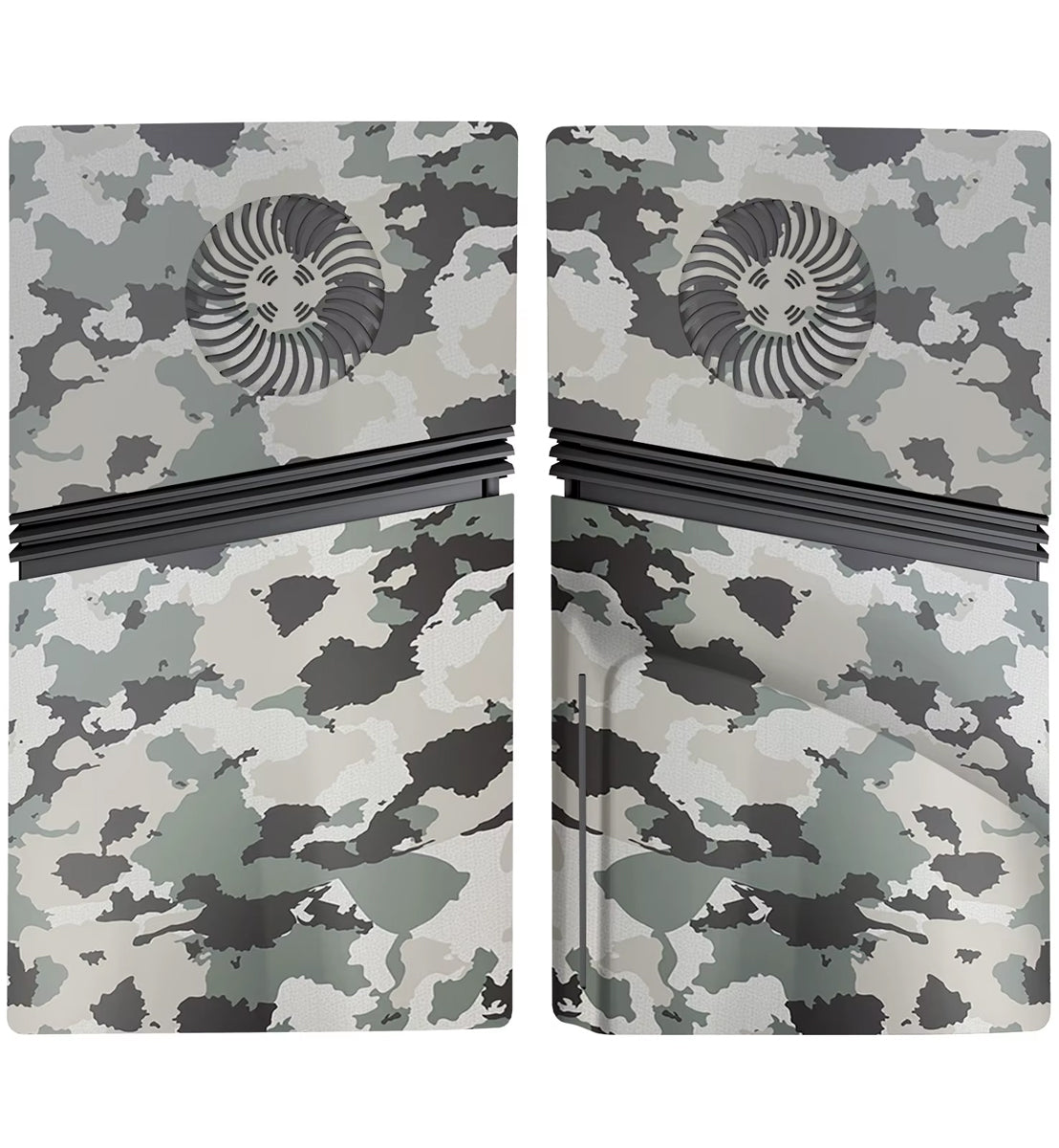 Faceplate Cover for PlayStation 5 Pro — Camo, Disc Edition, V2, NO Logo