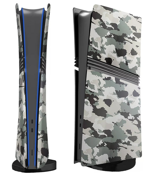 Faceplate Cover for PlayStation 5 Pro — Camo, Digital Edition, NO Logo