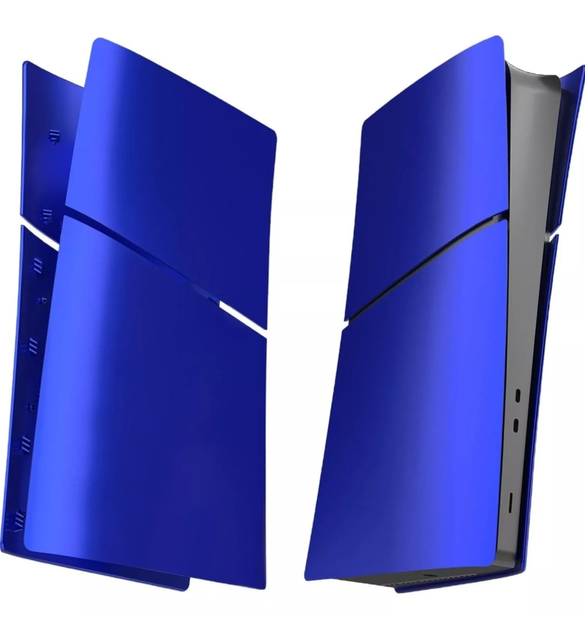 Faceplate Cover for PlayStation 5 Slim Digital Edition — Blue, 4 Piece Set, NO Logo
