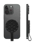 Silicone Suction Phone Holder with Handle Suitable - Black
