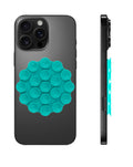 Silicone Suction Cup Phone Holder - Teal