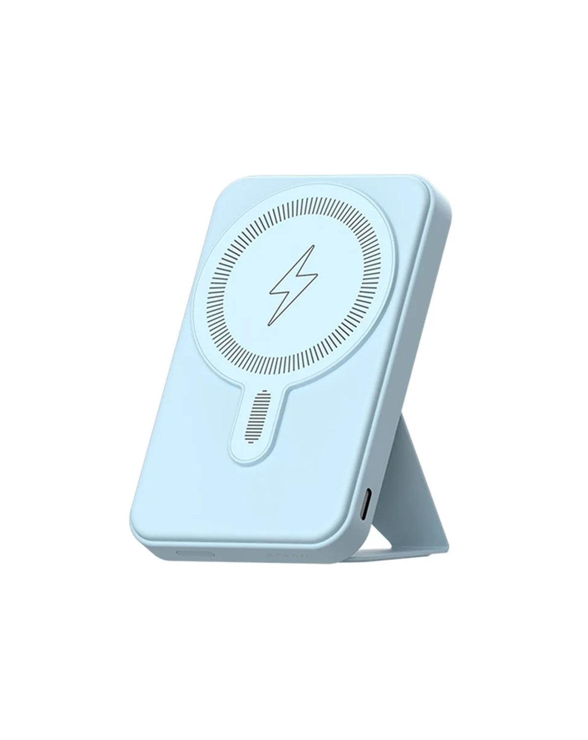 MagSafe Foldable Magnetic Power Bank 15W Wireless / 20W PD Power Bank with USB-C — Sky Blue, 5000 mAh