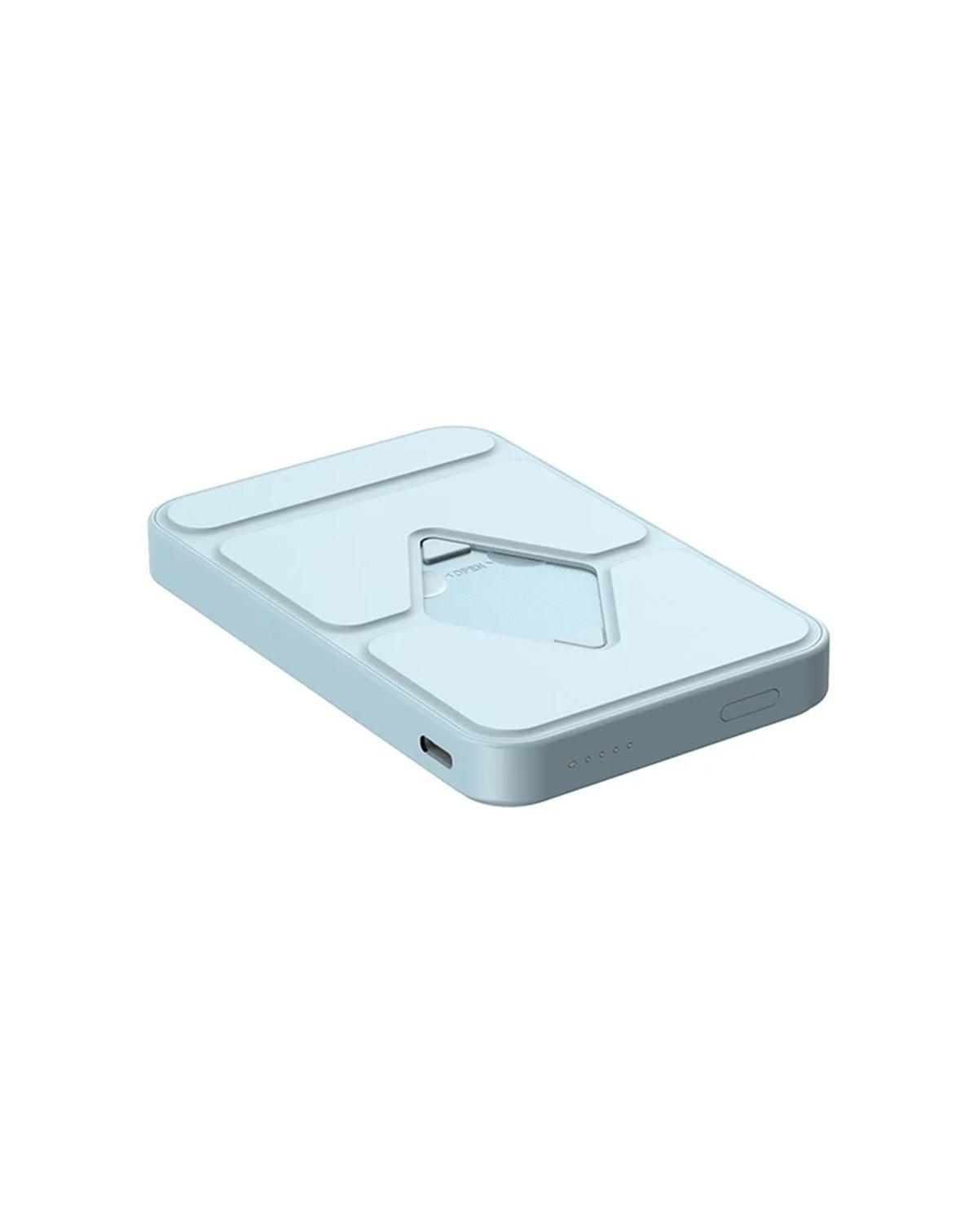 MagSafe Foldable Magnetic Power Bank 15W Wireless / 20W PD Power Bank with USB-C — Sky Blue, 5000 mAh