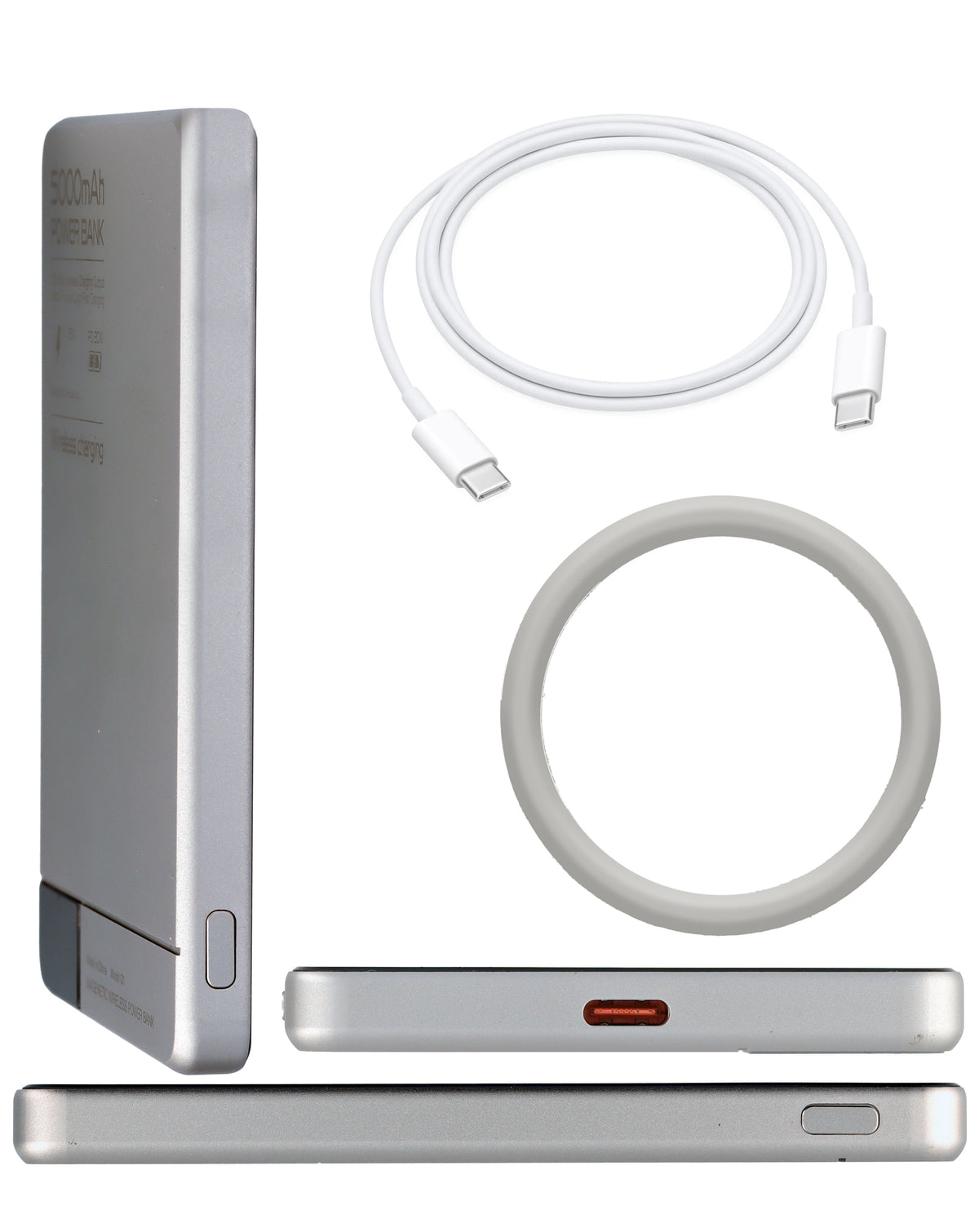 Q1 Magnetic 15W Wireless / 20W PD Power Bank with USB-C — 5000 mAh