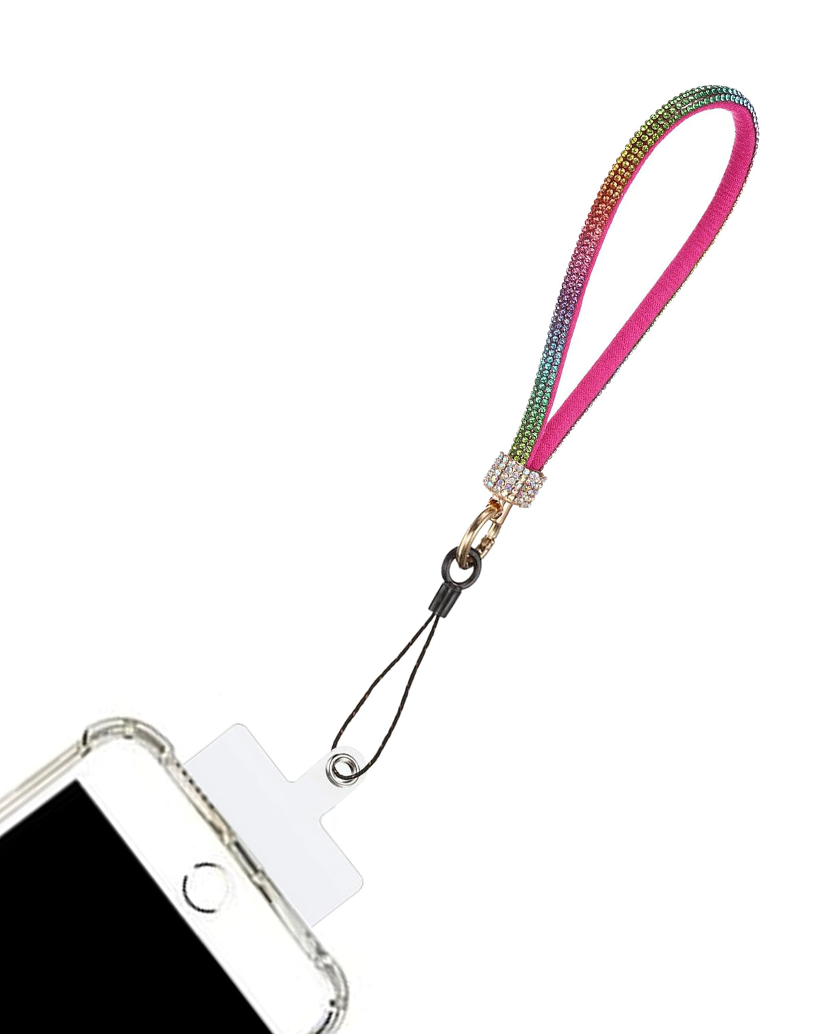 Diamond Bracelet Phone Lanyard Wristbands - Colorful — 0.4ft