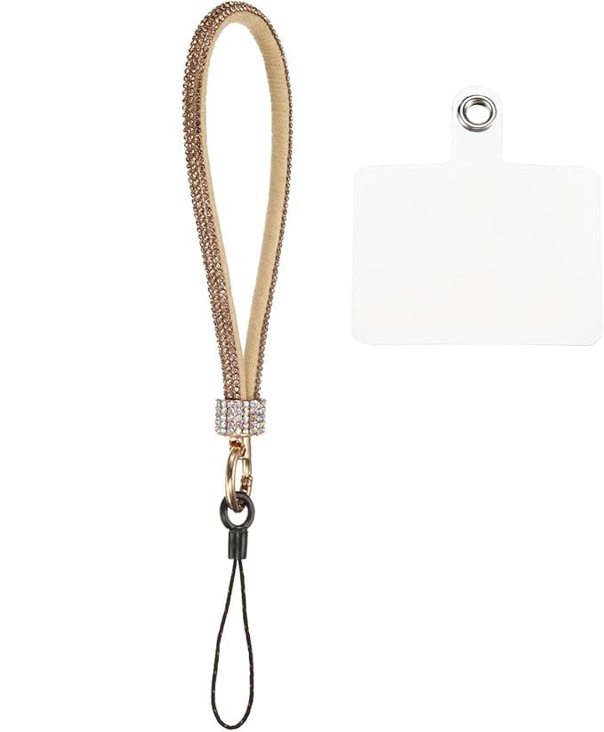 Diamond Bracelet Phone Lanyard Wristbands - Rose Gold — 0.4ft