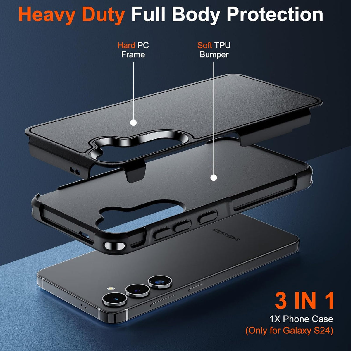 Water-Resistant Case for Galaxy S24 / S25