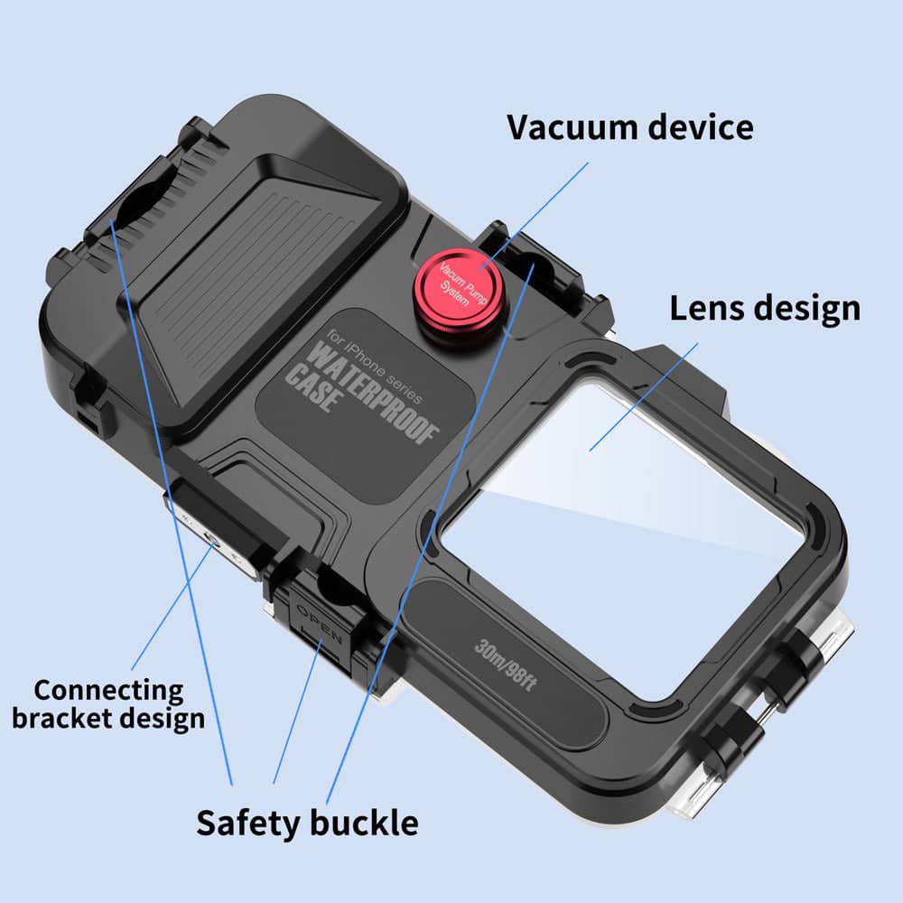 Redpepper Diving Waterproof Case — 30M / 98ft, Only for iPhone