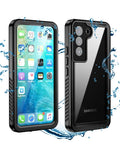 Crystal Clear Water-Resistant Case for Galaxy S23 Plus