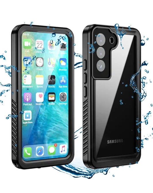 Crystal Clear Water-Resistant Case for Galaxy S23 Plus