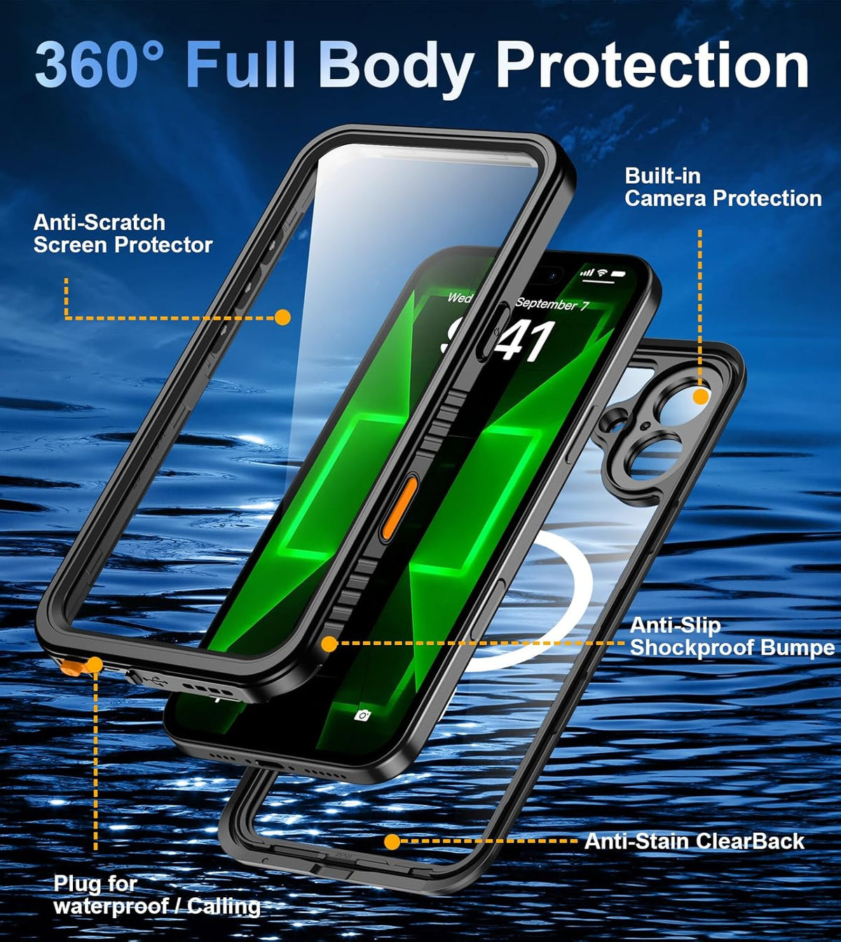 MagSafe Water-Resistant Case for iPhone 16