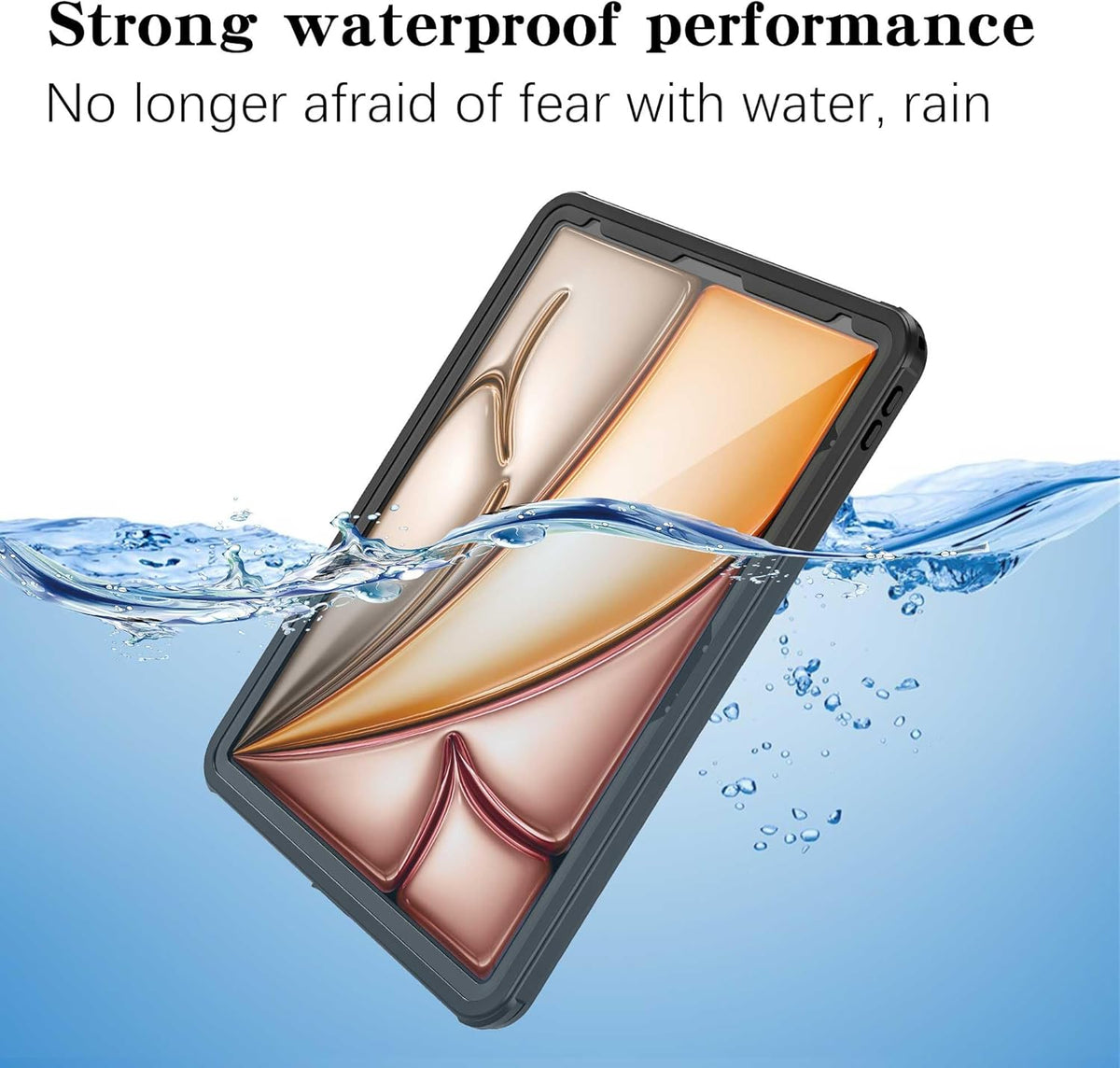 Water-Resistant Case for iPad Pro 12.9 1st / 2nd