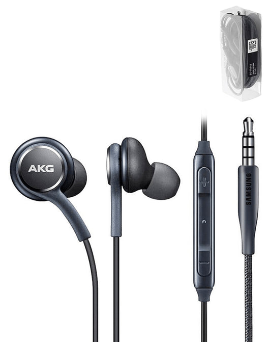 Akg Galaxy S10 Stereo Headphones with Microphone and Volume Buttons — Gray