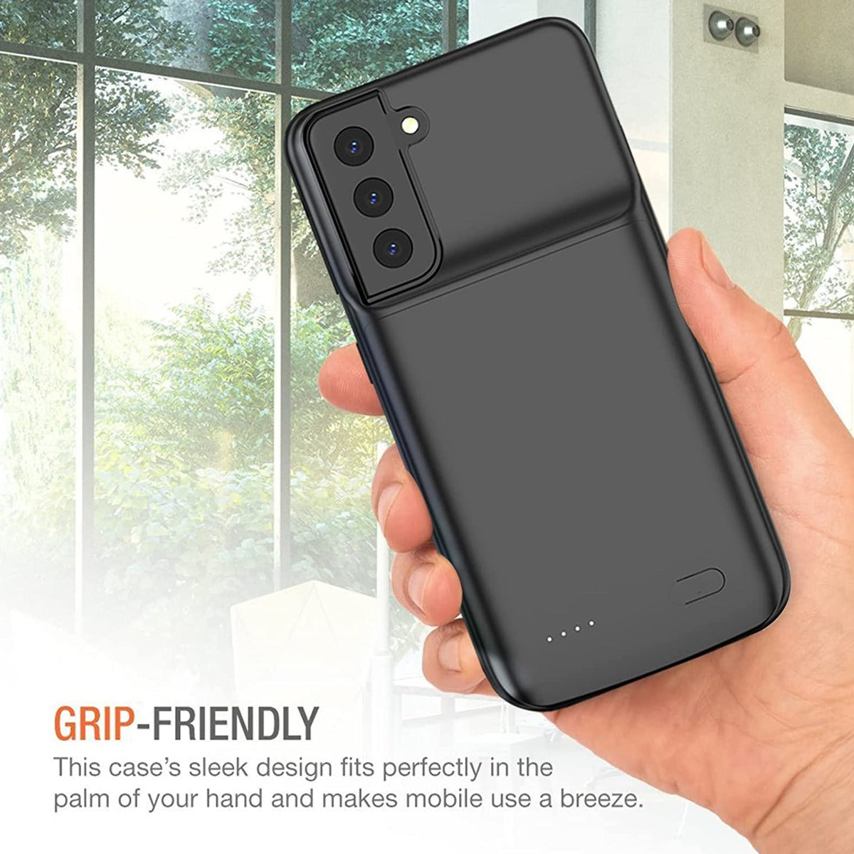 Slim Protective Charging Case for Galaxy S21 — 4800mAh