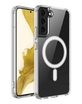 Crystal Clear Wireless-Charging Compatible Case for Galaxy S22