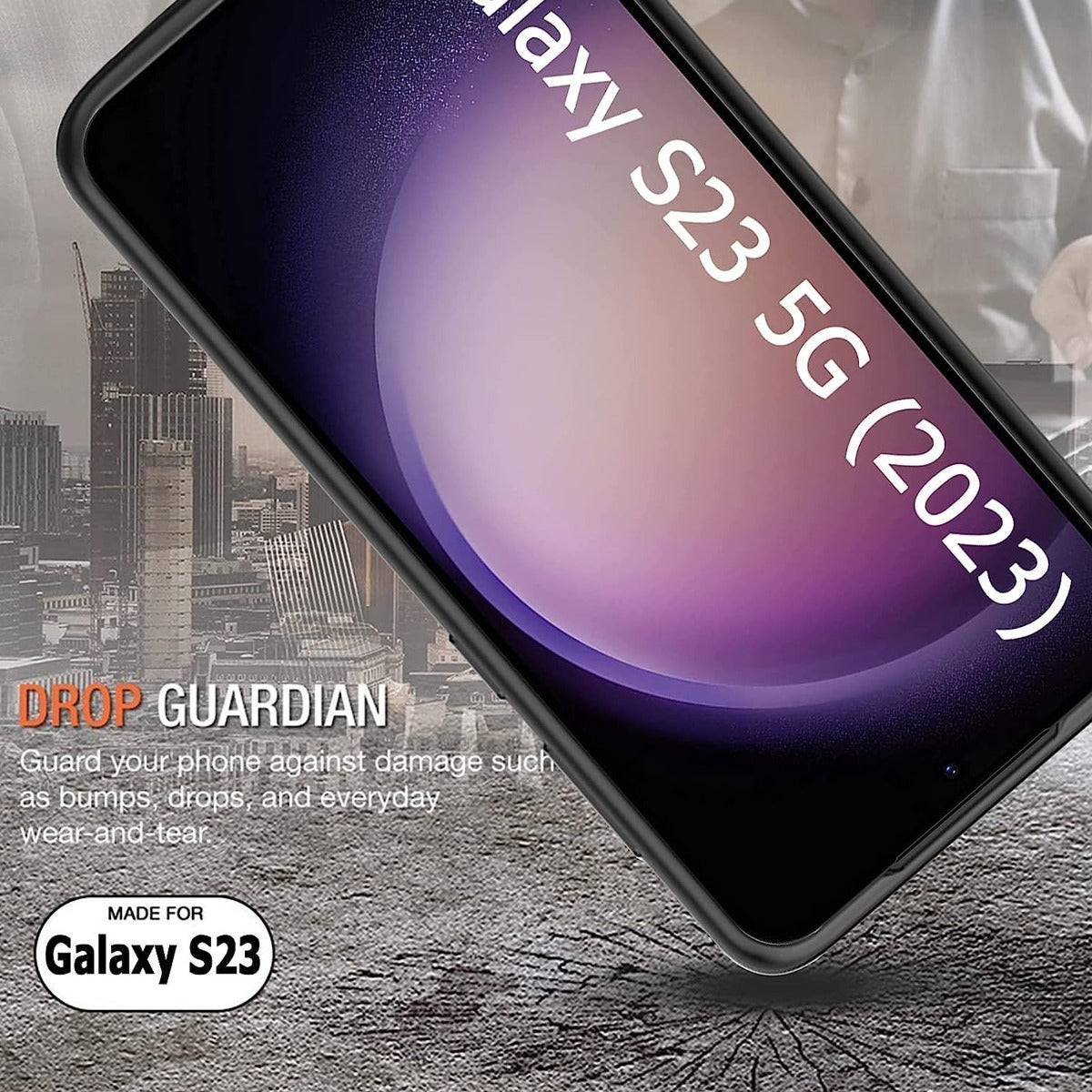 Slim Protective Charging Case for Galaxy S23 — 4700mAh