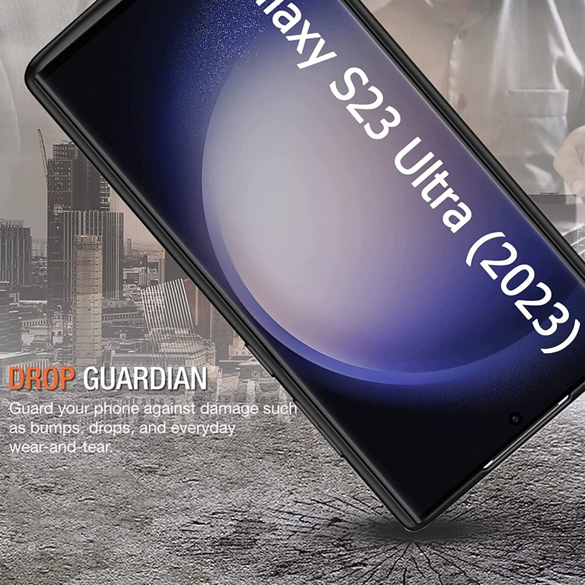 Slim Protective Charging Case for Galaxy S23 Ultra — 4800mAh