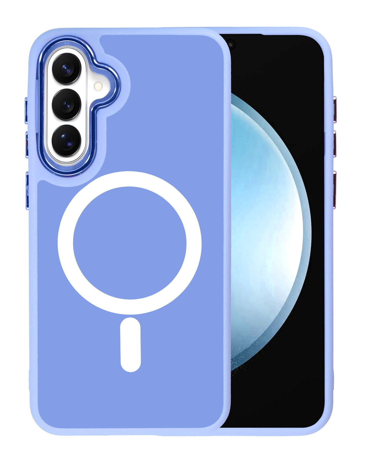 Magnetic Wireless-Charging Compatible Case for Galaxy S26FE — Baby Blue