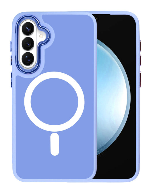 Magnetic Wireless-Charging Compatible Case for Galaxy S26FE — Baby Blue