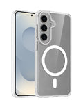 Crystal Clear Wireless-Charging Compatible Case for Galaxy S26FE — Clear