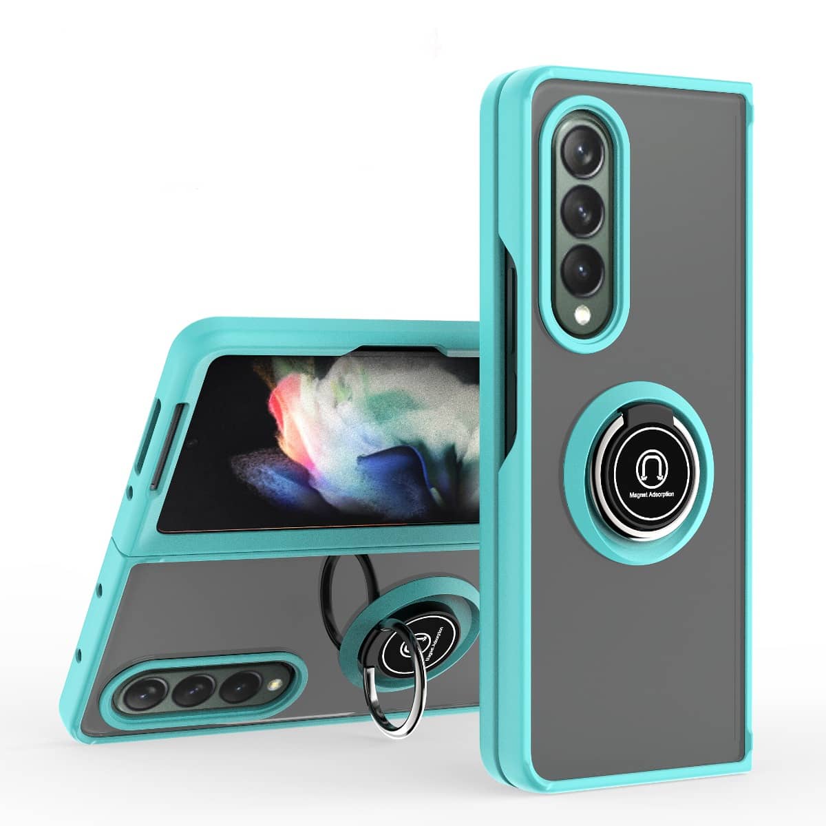 Kickstand Case for Galaxy Z Fold 4 — Blue
