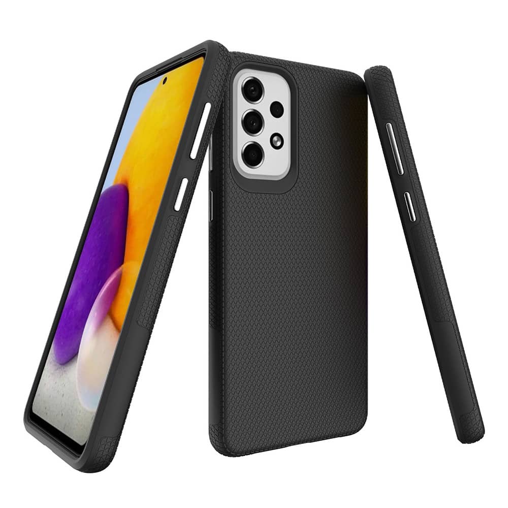 Heavy-Duty Shockproof Case for Galaxy A73 5G — Black