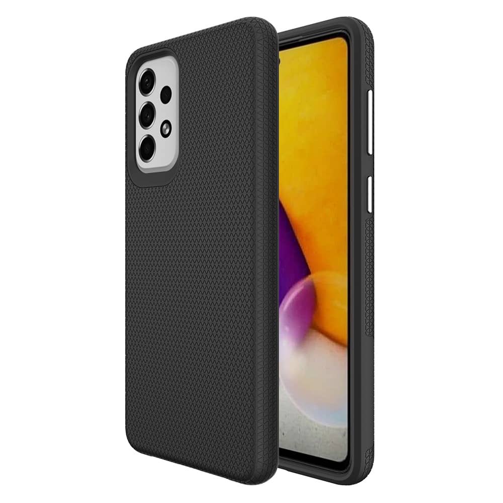 Heavy-Duty Shockproof Case for Galaxy A73 5G — Black
