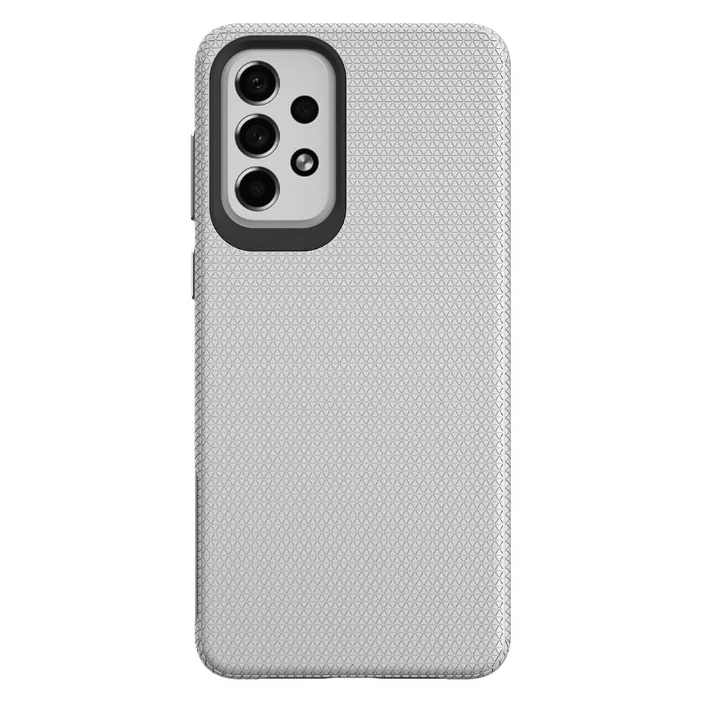 Heavy-Duty Shockproof Case for Galaxy A73 5G — Silver