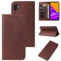 Wallet Leather Case for Galaxy X — Brown