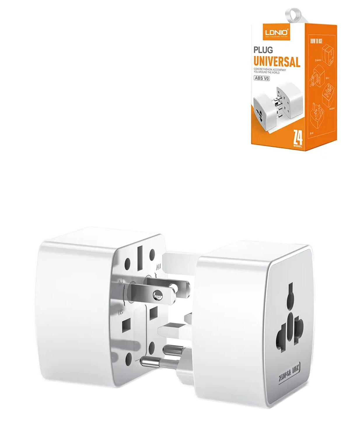 LDNIO Z4 6A Universal Plug Max — White
