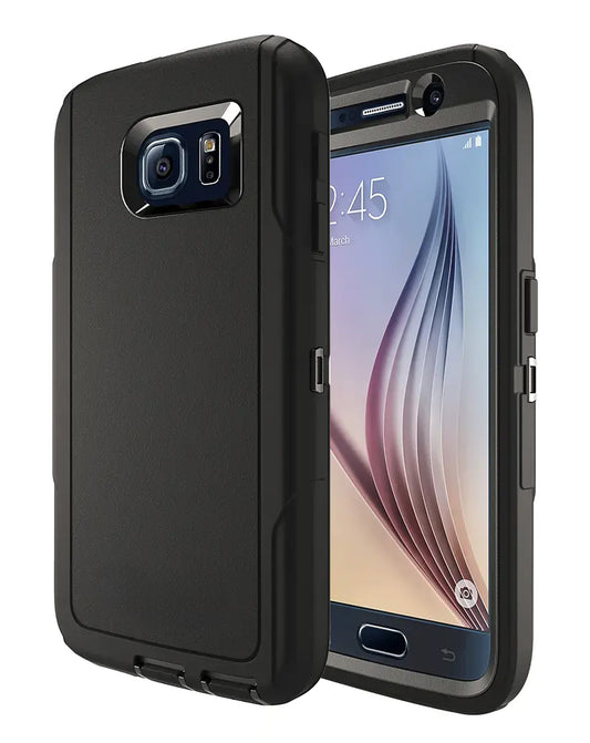 Heavy-Duty Shockproof Case for Galaxy S6 — Black