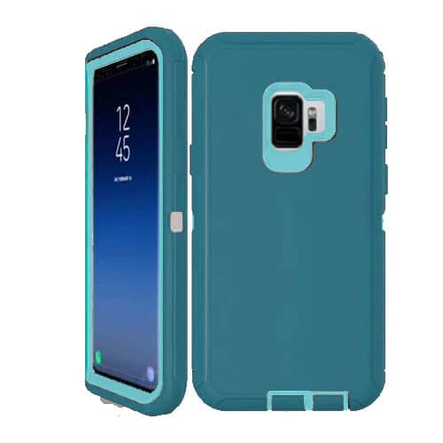 Heavy-Duty Shockproof Case for Galaxy S9 Plus — Teal