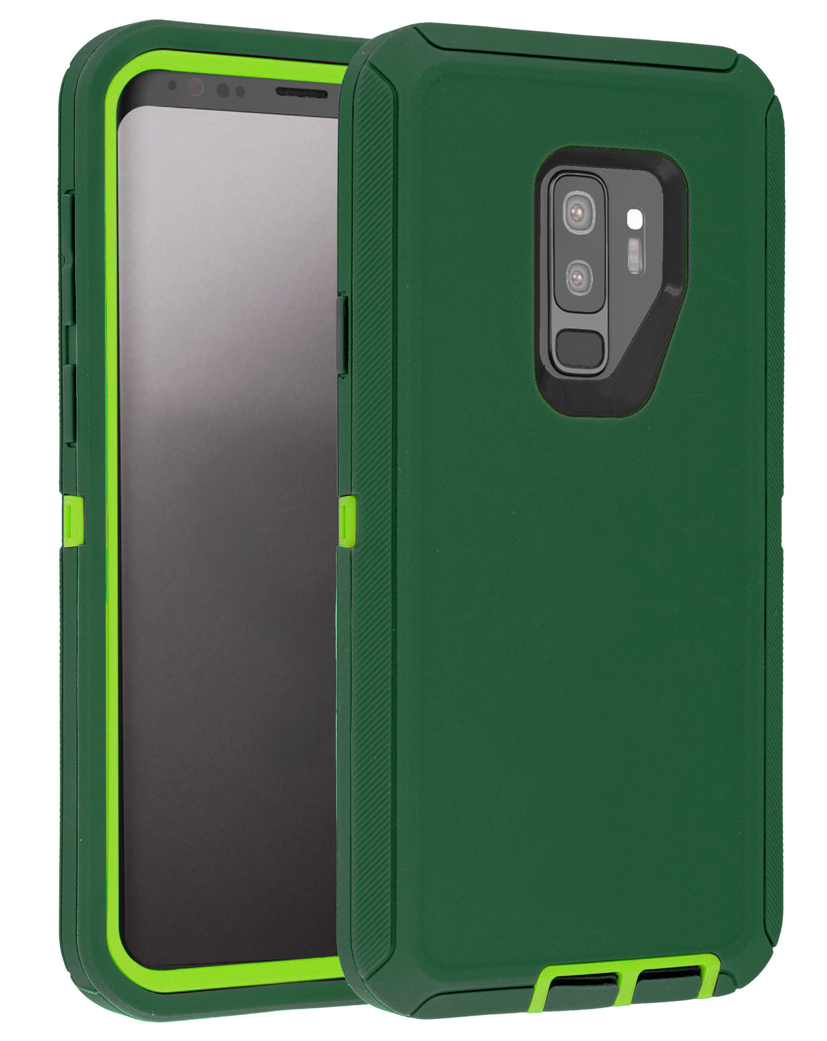 Heavy-Duty Shockproof Case for Galaxy S9 Plus — Light Green