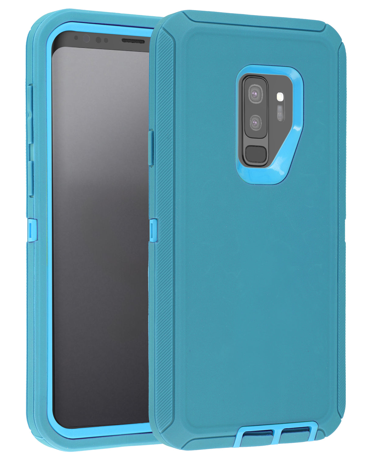 Heavy-Duty Shockproof Case for Galaxy S9 Plus — Teal