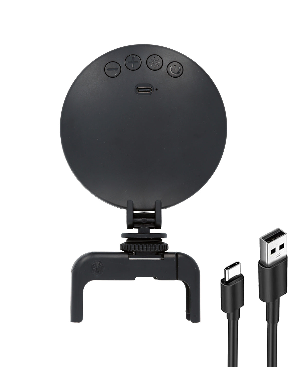 Led Selfie Ring Light Clip — Black