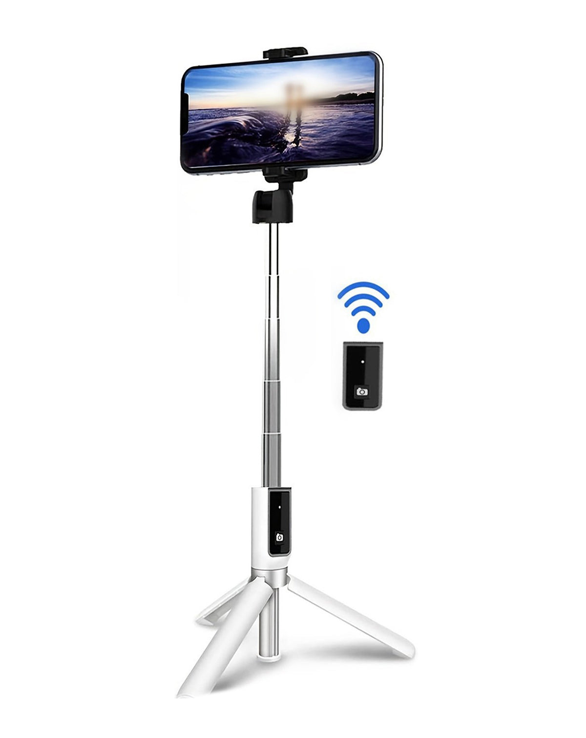 P40 Selfie Stick Tripod — White