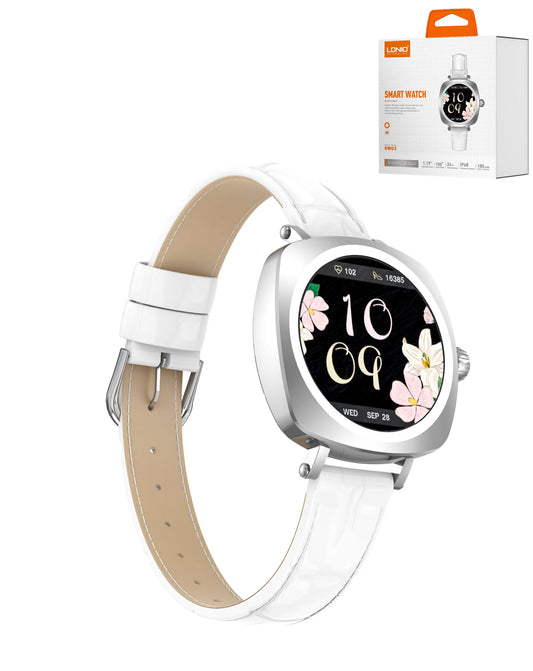 LDNIO SW03 Health Monitoring Smart Watch with Amoled Screen Bluetooth 5.4 — Silver