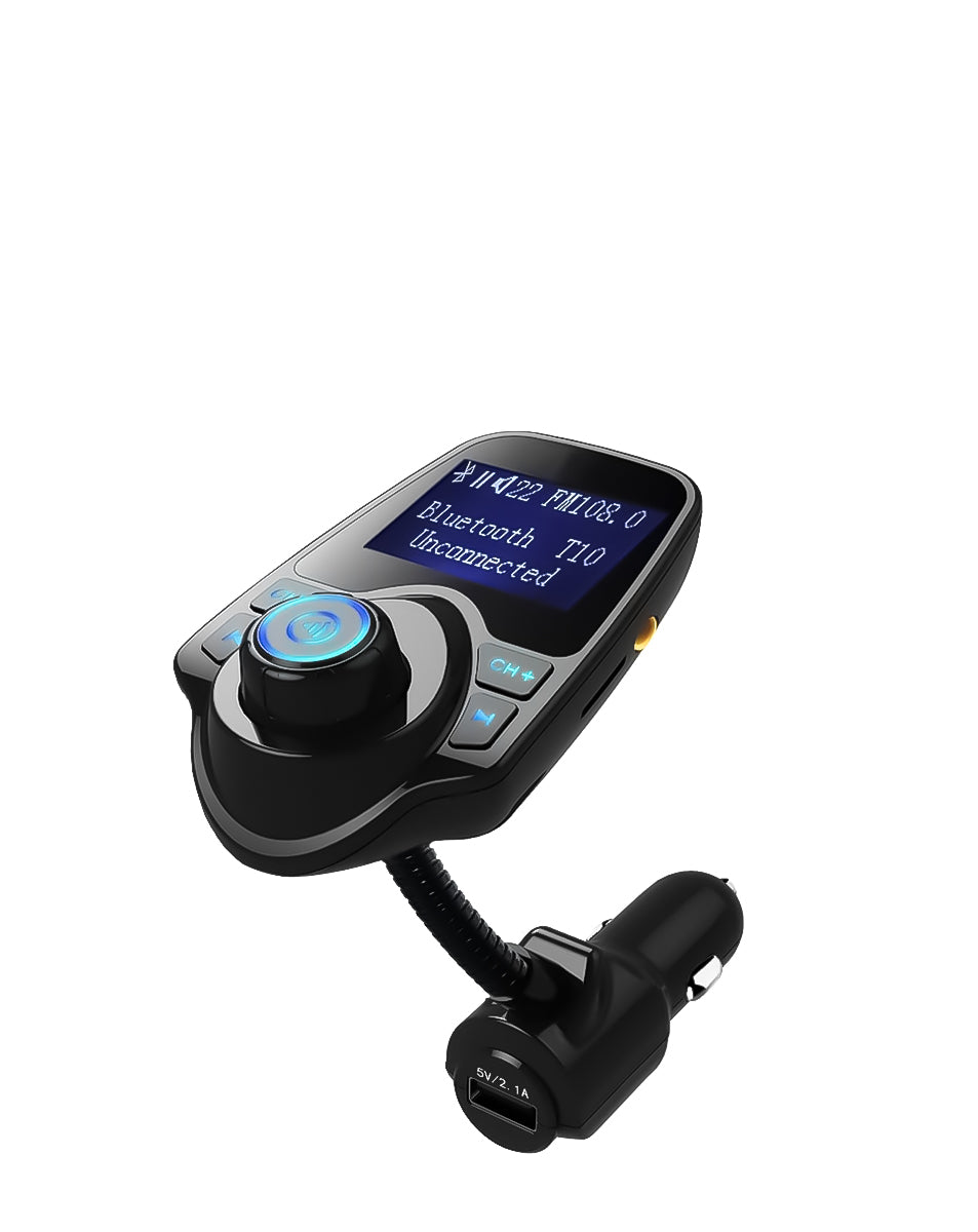 T10 Bluetooth Car Kit Wireless FM Transmitter USB Charger Audio MP3 Player